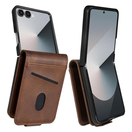 AZNS Magnetic Calf Texture Flip Leather Phone Case, For Samsung Galaxy Z Flip7 5G, For Samsung Galaxy Z Fold6 5G, For Samsung Galaxy Z Fold5 5G, For Samsung Galaxy Z Flip5 5G