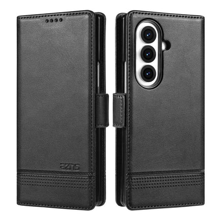 AZNS Magnetic Calf Texture Flip Leather Phone Case, For Samsung Galaxy Z Flip7 FE / Flip6, For Samsung Galaxy Z Fold7 5G, For Samsung Galaxy Z Flip7 5G, For Samsung Galaxy Z Fold6 5G