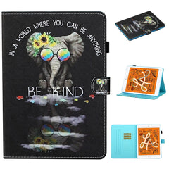 Colored Drawing Stitching Horizontal Flip Leather Case, with Holder & Card Slots & Sleep / Wake-up Function, For iPad 10.2 / Air 2019 / Pro 10.5, For iPad Pro 11 (2020), For iPad mini 5 / 4 / 3 / 2 / 1, For  Lenovo Tab FHD M10 Plus X606F