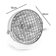 Motorcycle Reticular Retro Lamp LED Headlight Modification Accessories for Halley CG125 / GN125, DM-DD-023, DM-DD-023 (Yellow)