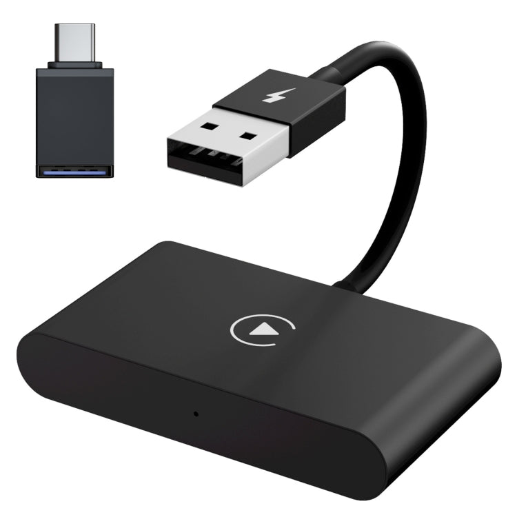 USB + USB-C / Type-C Wired to Wireless Carplay Adapter for iPhone
