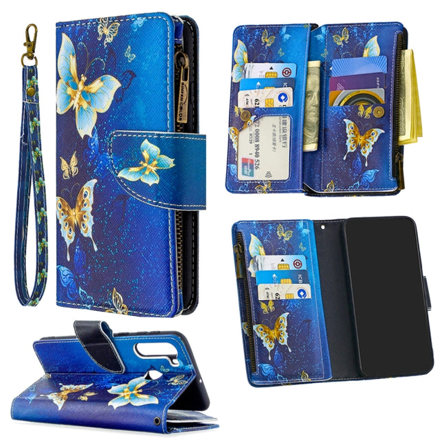 Colored Drawing Pattern Zipper Horizontal Flip Leather Case with Holder & Card Slots & Wallet, For Samsung Galaxy A21, For Samsung Galaxy A30, For Samsung Galaxy A40
