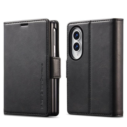 LC.IMEEKE RFID Anti-theft Leather Phone Case, For Galaxy Z Fold8 5G, For Galaxy Z Fold8 Ultra 5G, For Galaxy Z Flip8 5G, For Samsung Galaxy Z Flip6 / Flip7 FE, For Samsung Galaxy Z Fold7 5G, For Samsung Galaxy Z Flip7 5G