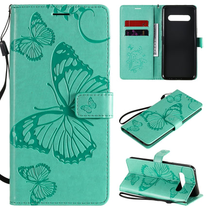 3D Butterflies Embossing Pattern Horizontal Flip Leather Case with Holder & Card Slot & Wallet