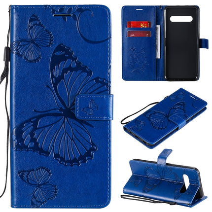 3D Butterflies Embossing Pattern Horizontal Flip Leather Case with Holder & Card Slot & Wallet