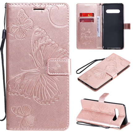 3D Butterflies Embossing Pattern Horizontal Flip Leather Case with Holder & Card Slot & Wallet