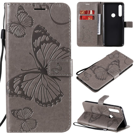 3D Butterflies Embossing Pattern Horizontal Flip Leather Case with Holder & Card Slot & Wallet