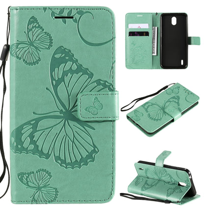 3D Butterflies Embossing Pattern Horizontal Flip Leather Case with Holder & Card Slot & Wallet, For OPPO Realme 6, For Nokia 1.3, For Nokia 2.3