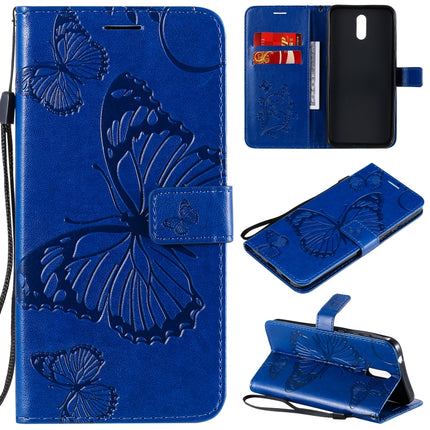 3D Butterflies Embossing Pattern Horizontal Flip Leather Case with Holder & Card Slot & Wallet, For OPPO Realme 6, For Nokia 1.3, For Nokia 2.3