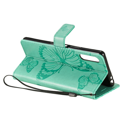 3D Butterflies Embossing Pattern Horizontal Flip Leather Case with Holder & Card Slot & Wallet