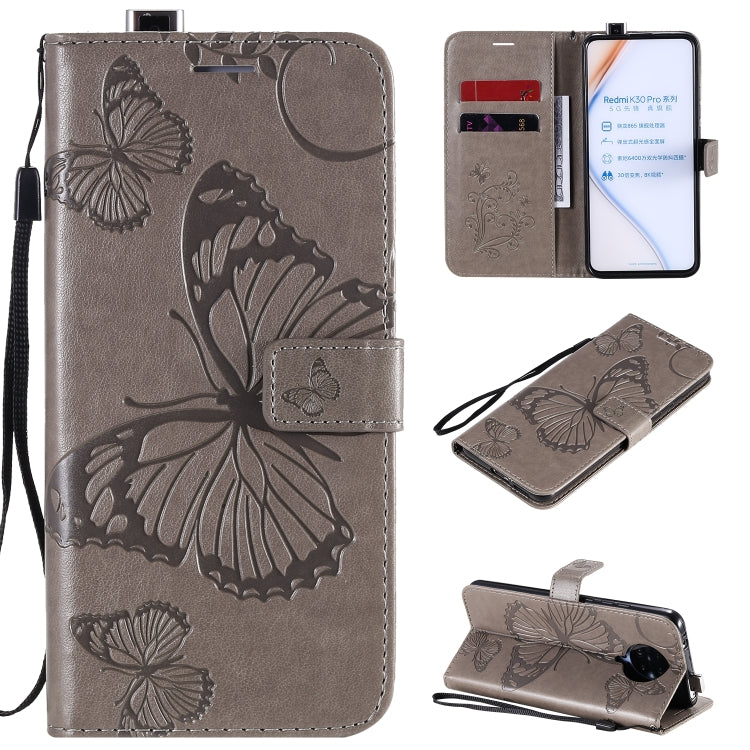 3D Butterflies Embossing Pattern Horizontal Flip Leather Case with Holder & Card Slot & Wallet