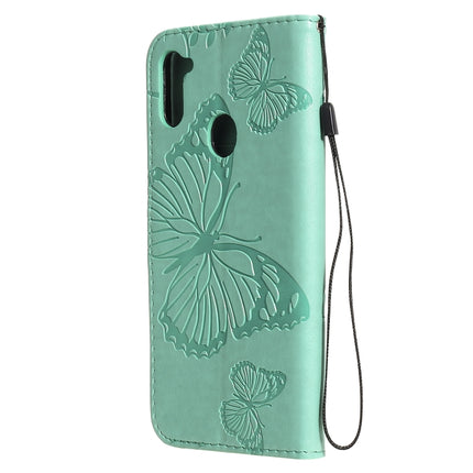 3D Butterflies Embossing Pattern Horizontal Flip Leather Case with Holder & Card Slot & Wallet, For Samsung Galaxy A11, For Samsung Galaxy A21s, For Samsung Galaxy A31