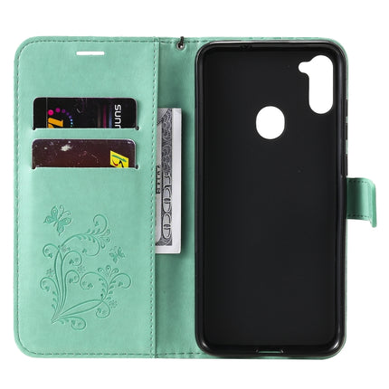 3D Butterflies Embossing Pattern Horizontal Flip Leather Case with Holder & Card Slot & Wallet, For Samsung Galaxy A11, For Samsung Galaxy A21s, For Samsung Galaxy A31