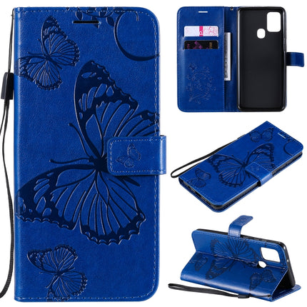 3D Butterflies Embossing Pattern Horizontal Flip Leather Case with Holder & Card Slot & Wallet, For Samsung Galaxy A11, For Samsung Galaxy A21s, For Samsung Galaxy A31