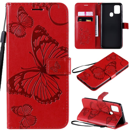 3D Butterflies Embossing Pattern Horizontal Flip Leather Case with Holder & Card Slot & Wallet, For Samsung Galaxy A11, For Samsung Galaxy A21s, For Samsung Galaxy A31
