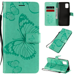 3D Butterflies Embossing Pattern Horizontal Flip Leather Case with Holder & Card Slot & Wallet, For Samsung Galaxy A21s, For Samsung Galaxy A31, For Samsung Galaxy A41, For Samsung Galaxy A51 5G