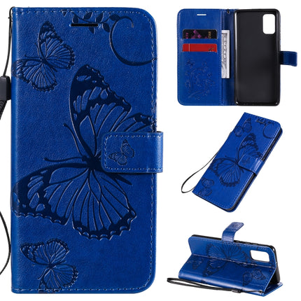 3D Butterflies Embossing Pattern Horizontal Flip Leather Case with Holder & Card Slot & Wallet, For Samsung Galaxy A41, For Samsung Galaxy A51 5G, For Samsung Galaxy A71 5G