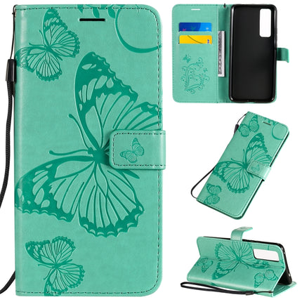 3D Butterflies Embossing Pattern Horizontal Flip Leather Case with Holder & Card Slot & Wallet, For Huawei Nova 7, For Huawei Nova 7 Pro, For Huawei Nova 7 SE / P40 Lite 5G