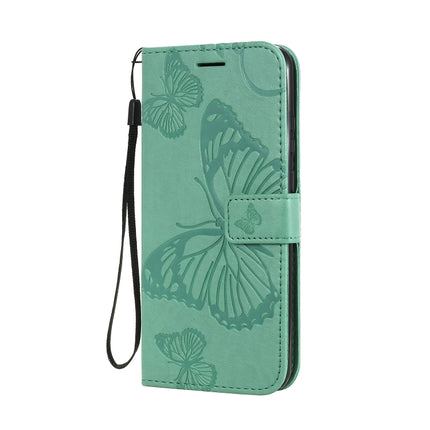3D Butterflies Embossing Pattern Horizontal Flip Leather Case with Holder & Card Slot & Wallet
