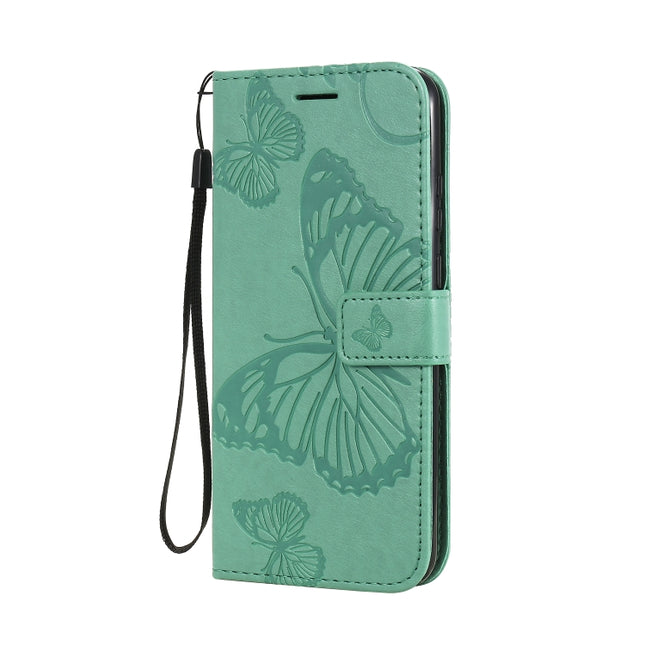 3D Butterflies Embossing Pattern Horizontal Flip Leather Case with Holder & Card Slot & Wallet