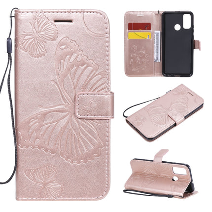 3D Butterflies Embossing Pattern Horizontal Flip Leather Case with Holder & Card Slot & Wallet