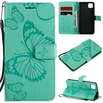 3D Butterflies Embossing Pattern Horizontal Flip Leather Case with Holder & Card Slot & Wallet