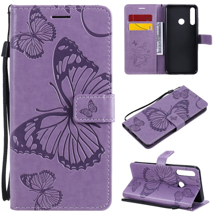3D Butterflies Embossing Pattern Horizontal Flip Leather Case with Holder & Card Slot & Wallet