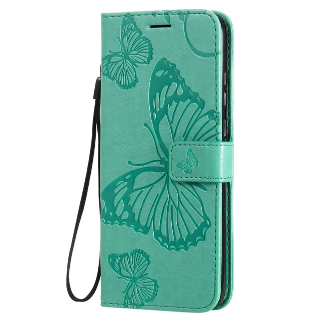 3D Butterflies Embossing Pattern Horizontal Flip Leather Case with Holder & Card Slot & Wallet