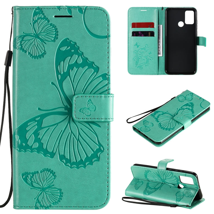3D Butterflies Embossing Pattern Horizontal Flip Leather Case with Holder & Card Slot & Wallet, For Huawei Honor 9A, For Huawei Honor 30 Pro / 30 Pro Plus, For Huawei Honor 30