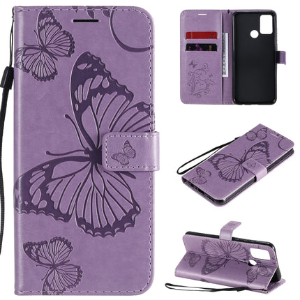 3D Butterflies Embossing Pattern Horizontal Flip Leather Case with Holder & Card Slot & Wallet