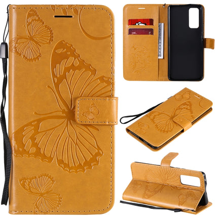 3D Butterflies Embossing Pattern Horizontal Flip Leather Case with Holder & Card Slot & Wallet