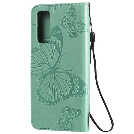 3D Butterflies Embossing Pattern Horizontal Flip Leather Case with Holder & Card Slot & Wallet, For Huawei Honor 30, For Huawei Honor Play 4T Pro