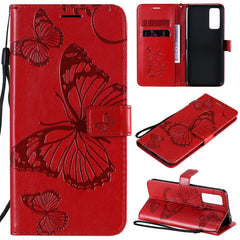 3D Butterflies Embossing Pattern Horizontal Flip Leather Case with Holder & Card Slot & Wallet, For Huawei Honor 9A, For Huawei Honor 30 Pro / 30 Pro Plus, For Huawei Honor 30