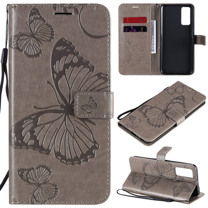 3D Butterflies Embossing Pattern Horizontal Flip Leather Case with Holder & Card Slot & Wallet