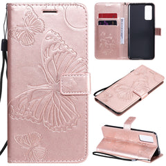 3D Butterflies Embossing Pattern Horizontal Flip Leather Case with Holder & Card Slot & Wallet, For Huawei Honor 9A, For Huawei Honor 30 Pro / 30 Pro Plus, For Huawei Honor 30