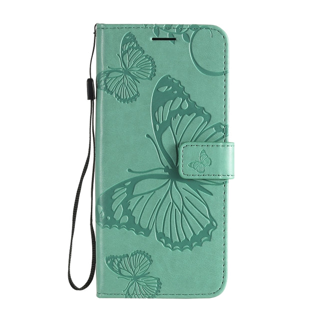 3D Butterflies Embossing Pattern Horizontal Flip Leather Case with Holder & Card Slot & Wallet