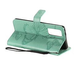 3D Butterflies Embossing Pattern Horizontal Flip Leather Case with Holder & Card Slot & Wallet, For Huawei Honor Play 4T Pro