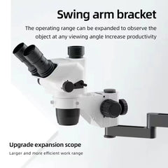 Luowei LW-017 360 Rotating Folding Lifting Microscope Universal Metal Bracket Arm