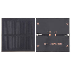 DIY Sun Power Battery Solar Panel Module Cell, 5V 0.3W 60mAh 60 x 60mm, 6V 0.2W 60mAh 70 x 25mm, 5V 0.25W 50mAh 80 x 30mm, 5V 0.3W 140mAh 84.5 x 84.5mm, 5V 1.3W 250mAh 84 x 175mm, 5V 3W 600mAh 190 x 110mm, 6V 3W 500mAh 169.5 x 116mm