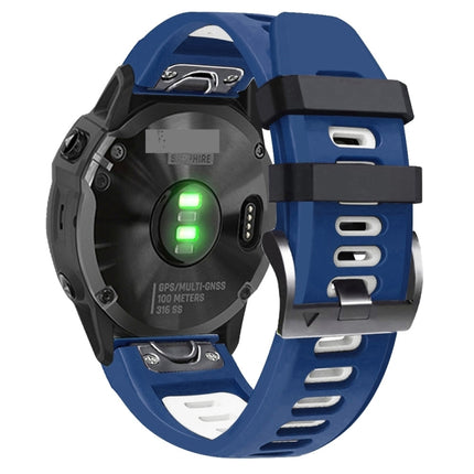 Sports Two-Color Silicone Watch Band, For Garmin Epix Pro 51mm