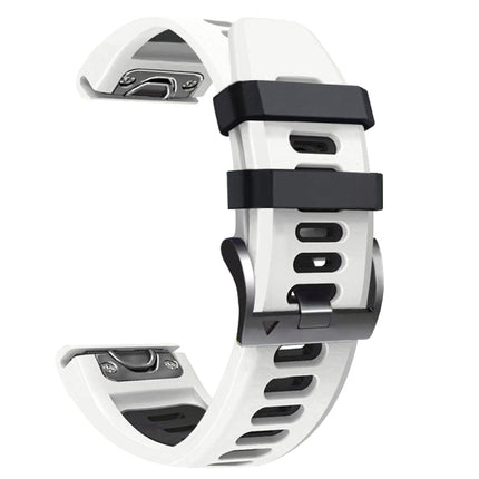 Sports Two-Color Silicone Watch Band, For Garmin Fenix 7 Pro 51mm