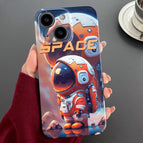 For iPhone 14 Plus / Orange Astronaut