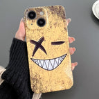 For iPhone 14 / Yellow Background Smiling
