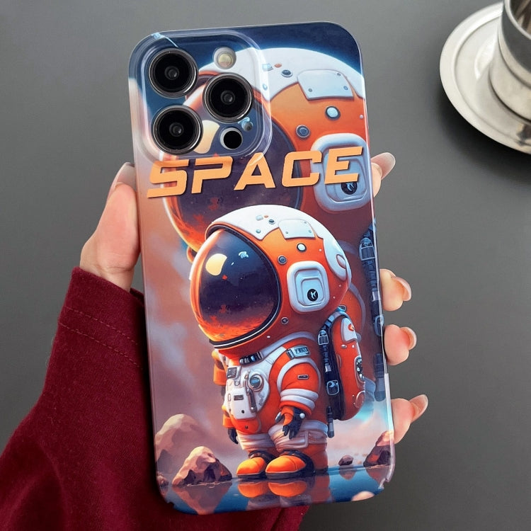 Painted Pattern Precise Hole PC Phone Case, For iPhone 14 Pro
