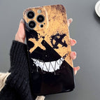 For iPhone 14 Pro Max / Black Yellow Smiling