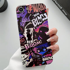 Painted Pattern Precise Hole PC Phone Case, For iPhone SE 2022 / 2020 / 8 / 7