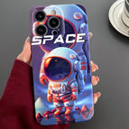 For iPhone 13 Pro Max / Orange White Astronaut