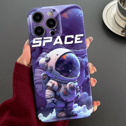 Painted Pattern Precise Hole PC Phone Case, For iPhone 13 Pro Max