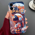 For iPhone 12 / Orange Astronaut