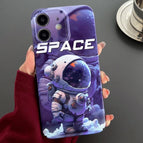 For iPhone 12 / Purple Astronaut